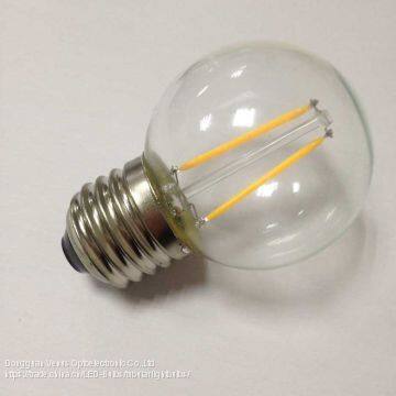 Led Filament Light Bulb Manufacturer Sell 1.5W Dimmable E14 Lamp Bulb G50-2S2W LED Filament Light photo-2