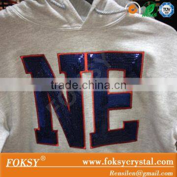 Wholesale Hoody NE Sequins heat transfer design