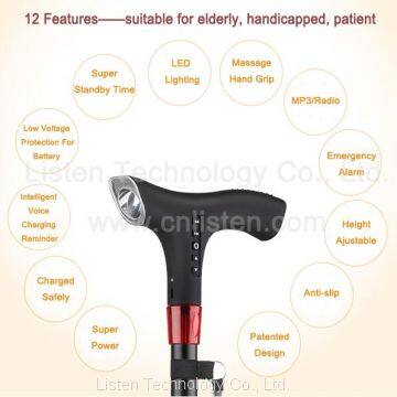 Led lighting intelligent multi-functional electronic cane
