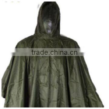 Reusable Emergency Military Plastic Raincoat Rain Poncho With Customized Logo photo-2