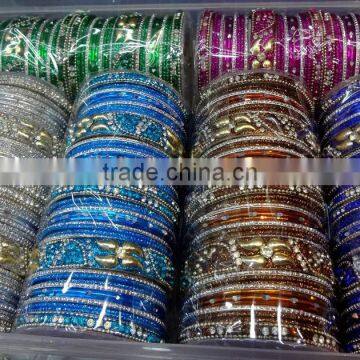 Wholesale Colored Bangle Set,Indian Bridal Bangles Bracelet,Fashion Bangle Sets