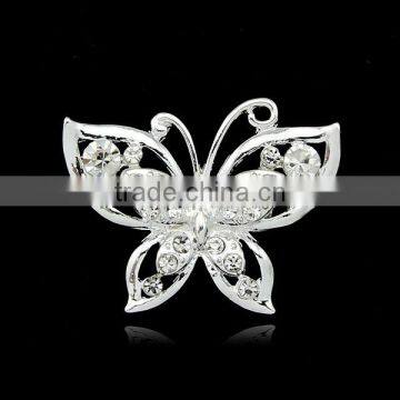 Custom Design Purple Enamel Flower Brooch High End Flower Tie Brooch Popular Bridesmaid Brooch for Wedding Invitations photo-2