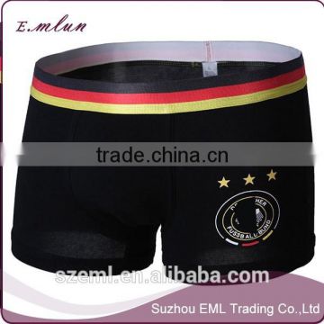 men new design football printed seamless cotton/modal underwear/men boxer shorts