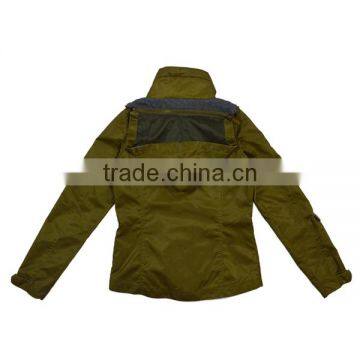 Oversize Army Green Trench Woodland Sport Spring Jacket Women photo-3