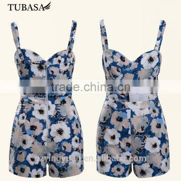 100% Polyester Cheap Sexy Clothes, Ladi Clothing Jumpsuit, Romper and Jumpsuit Woman
