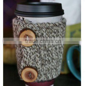 2015 Hand Knit Sock Coffee Cup Cozy photo-2