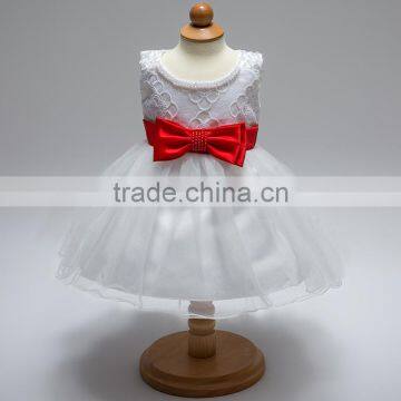 #little Girls Dresses Baby Frock Pattern Children Girl Pearl Wedding Dress photo-2