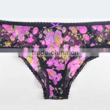 Custom Eco-friendly Cotton Women Sport Briefs Boxers Lady Sexy Panties