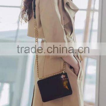 Runwaylover EY0990C Hot Sale 2016 Women Double Breasted Trench Coats With Belt photo-3