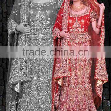 Designer Embroidered Bridal Lehenga photo-4