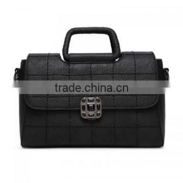 Korea Style Women PU Leather Green Shoulder Bag Polyester 82649 photo-4