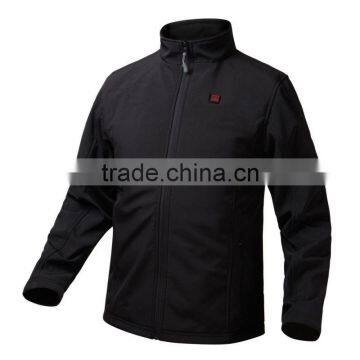 Custom Winter Waterproof Breathable Battery Heated Softshell Jacket photo-2