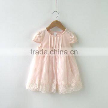 Soft Tulle Baby Girls Dress Designs Short Sleeve Clothes for Summer photo-2
