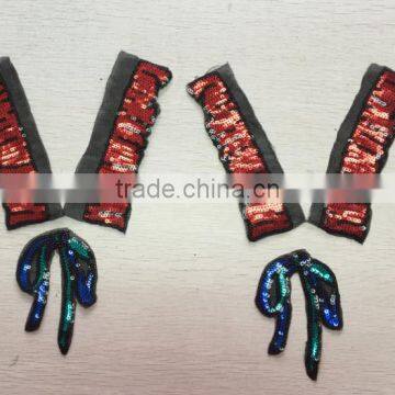 Sequin Patch Sequin Net Embroidery Fabric Sequin Embroidery Fabric photo-3