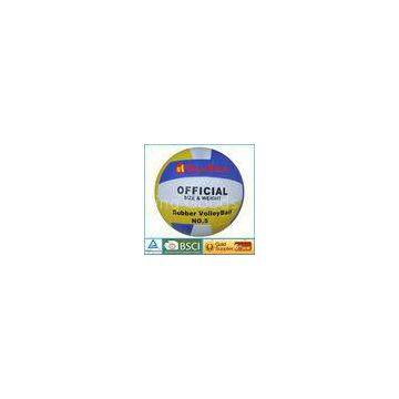 Rubber covered outdoor multi colors Sports Volleyball / custom volleyballs