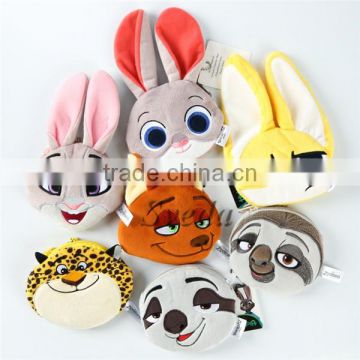 Hot Movie Zootopia lovely coin pocket, zootopia plush wallet cheap price, cute wallet for kids