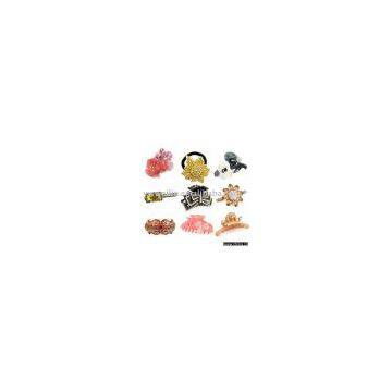 elastic ponytail holder jewelry barrette ladies hair decoration set