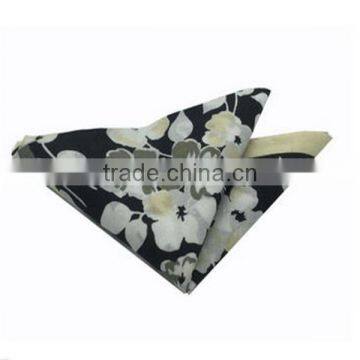 100% Cotton High Quality Soft Luxury Florial Handkerchief