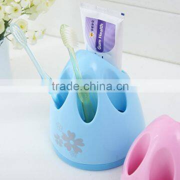 Colored Multipurpose Couples Toothbrush Toothpaste Holder