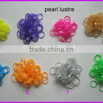 European top selling DIY loom bands high quality non toxic loom rubber bands for gifts