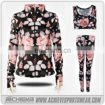 wholesale custom yoga outfit / gym vest yoga pants legging