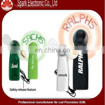 wholesale cheap plastic mini led message fan