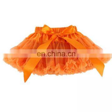 2016 Spring Style Fashion Red Rainbow Tutu Skirt With Green Ribbon photo-2