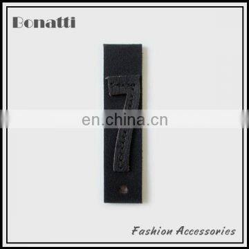 Jeans leather hang tag