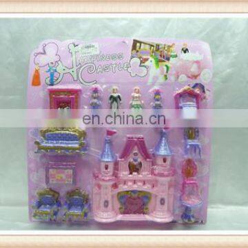 cheap christmas toy plastic princess castle toy