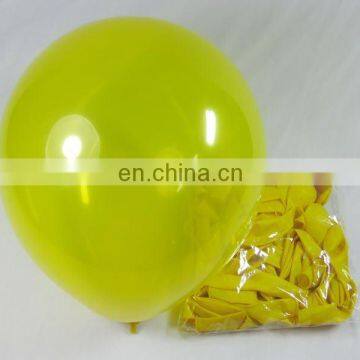 yellow metallic Balloons 10' B-A004