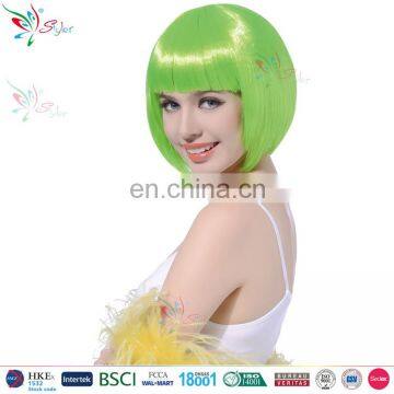Styler Brand 10 Inch Short Bob Hair Wig Party Women Rose Wig photo-6