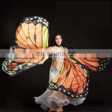 BestDance Fancy Dress Dance Costume Isis Wings Butterfly Angel Isis Wings Fancy Dress Rainbow Bollywood Carnival Dress OEM photo-5