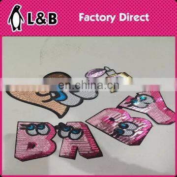 2016 Cheap Embroidery Sequins Cute Hot Fix Motifs,fashion Patches,embroidered Patch photo-2