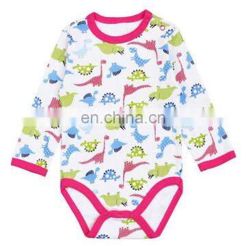 2017 New Born Baby Clothing Bamboo Baby Clothes Plain All Printed Baby Bamboo Onesie Clothes photo-4