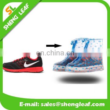 2016 printing the PVC rain shoe cover. PE shoe cover