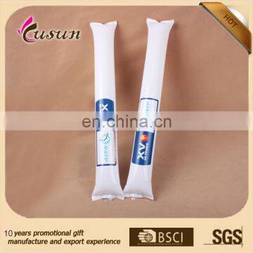 Custom PE inflatable clapper stick balloon / cheering stick