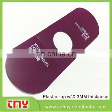 0.38mm Thickness Pvc Neck Tag Wine Bottle Pvc Neck Tag photo-2