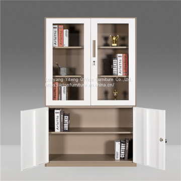 Steel Rectangle File Locker Cabinet Glass Front Storage Cabinet photo-5
