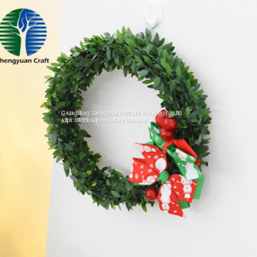 China supplier artificial wreath for christmas decoration