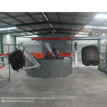 Rising Sun Plastic Movable/portable/mobile Outdoor Toilet Rotomolding Machine Rotational