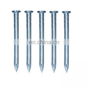 Custom different size carbon steel material fluted concrete nails in building decoration