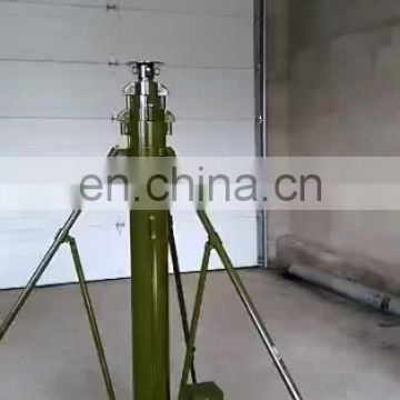 8m motorized mechanical mast for military and heavy radar