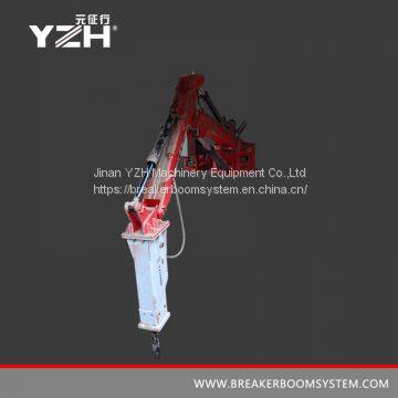 Pedestal Rockbreaker Boom System For Gyratory Crusher