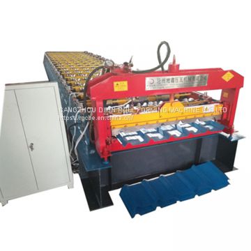 Metal roof trapezoidal sheet roll forming machine