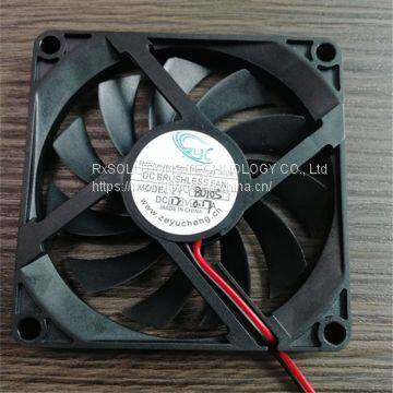 12V 3Pin 8010 Mute DC Brushless Cooling Industry Fan photo-5