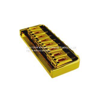 Wholesale Tune-o-Matic Guitar Bridge,High Grade Gold Color Ball Type L P Electric Guitar Bridge and Tailpiece photo-3
