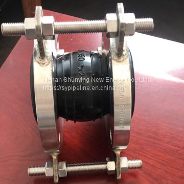 single sphere fittings coupling galvanized flange flexible bellow rubber expansion joint