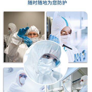 Disposable Isolation Clothing Breathable SMS Non-woven Protective Clothing One Piece Dust-proof One Piece Clothing photo-3