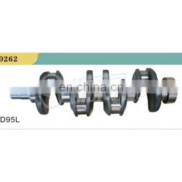 High quality S4D95L 6204-31-1201 excavator engine parts crankshaft 6204311201 for 4D95