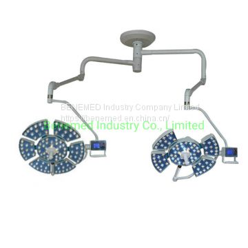 High Quality Ceiling Mounted Shadowless LED Surgical Lamp Double Dome